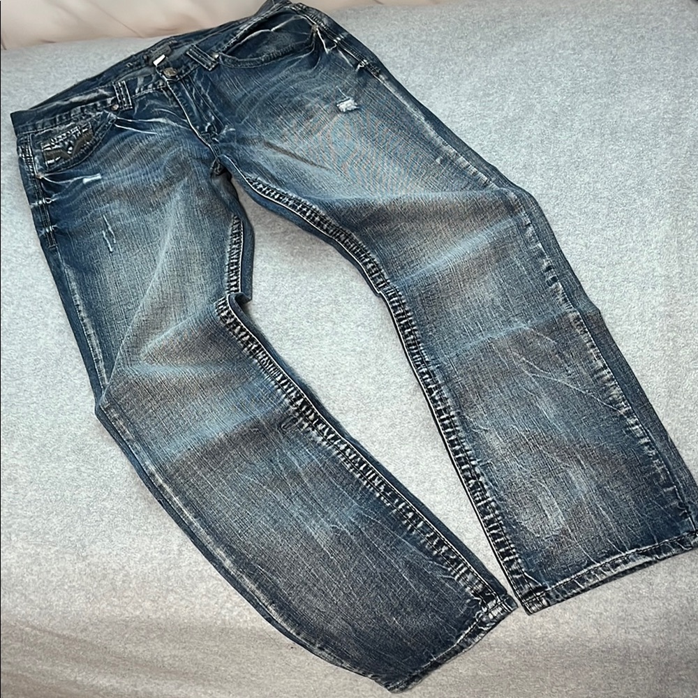 Mens Axe & Crown Jeans Size 36 Slim Fit Streetwear Skater Grunge